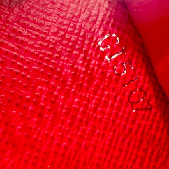 AUTH Louis Vuitton EUC Navy & Red Epi Leather Zippy Long Wallet with COA - Picture 6 of 17